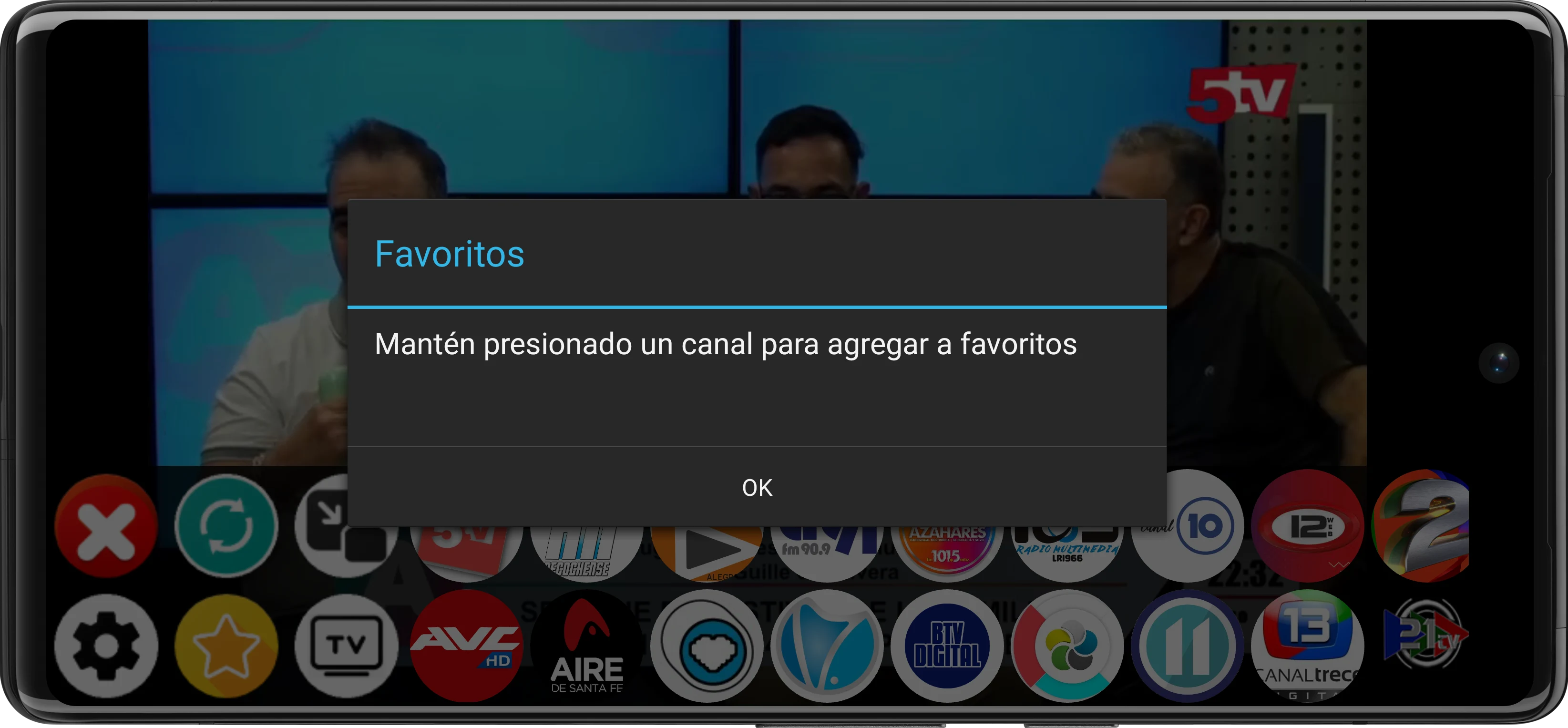 Tv Argentina - canales en vivo screenshot